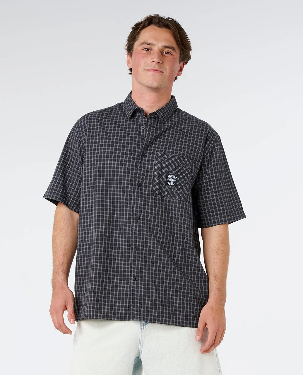 LIQUID TRIPS CHECK S/S SHIRT