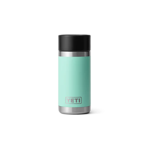 12oz, bottle with hot shot cap, seafoam, yeti
