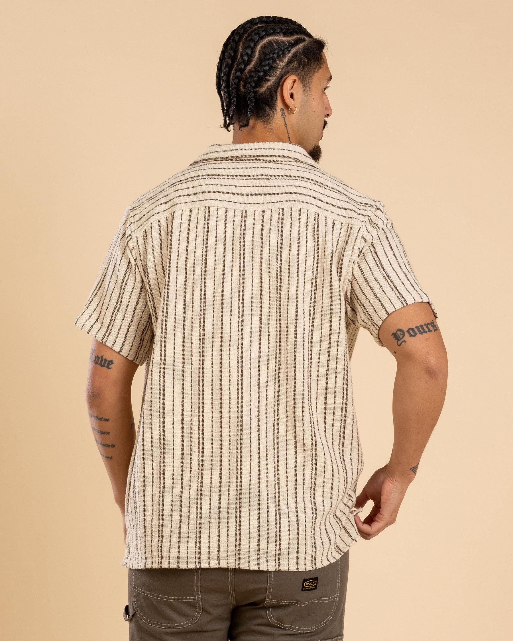 VACANCY STRIPE SS SHIRT