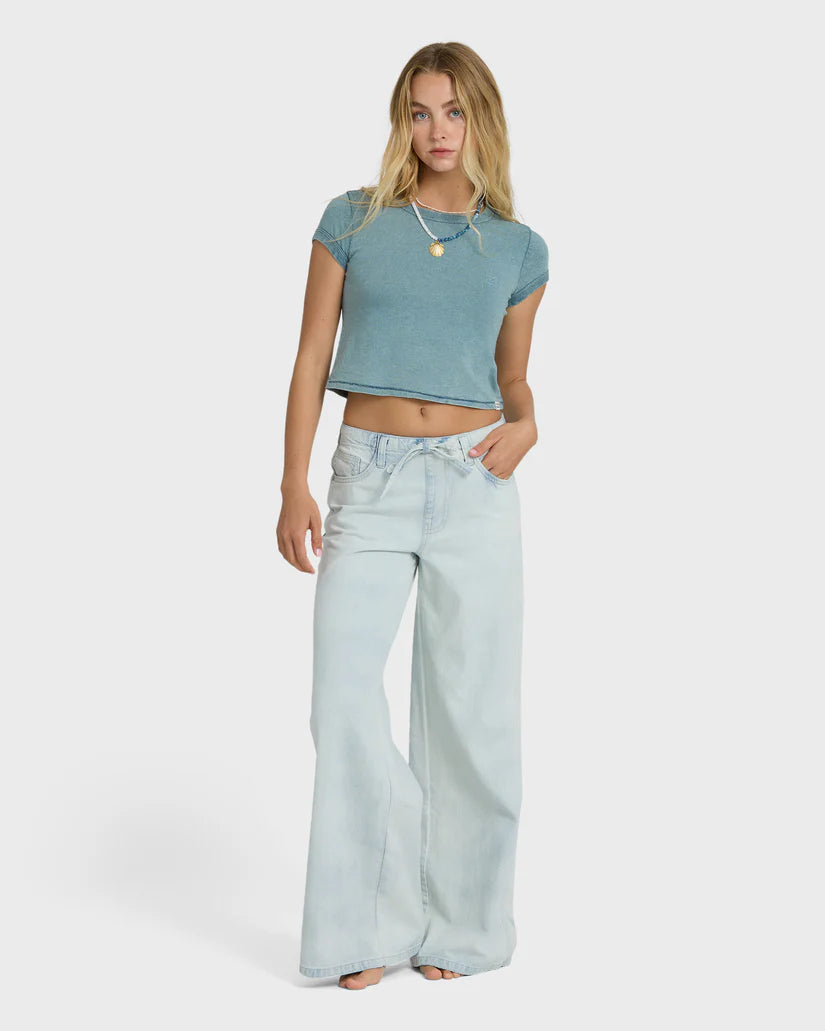 JADE SALTWASHED ELASTIC PANT