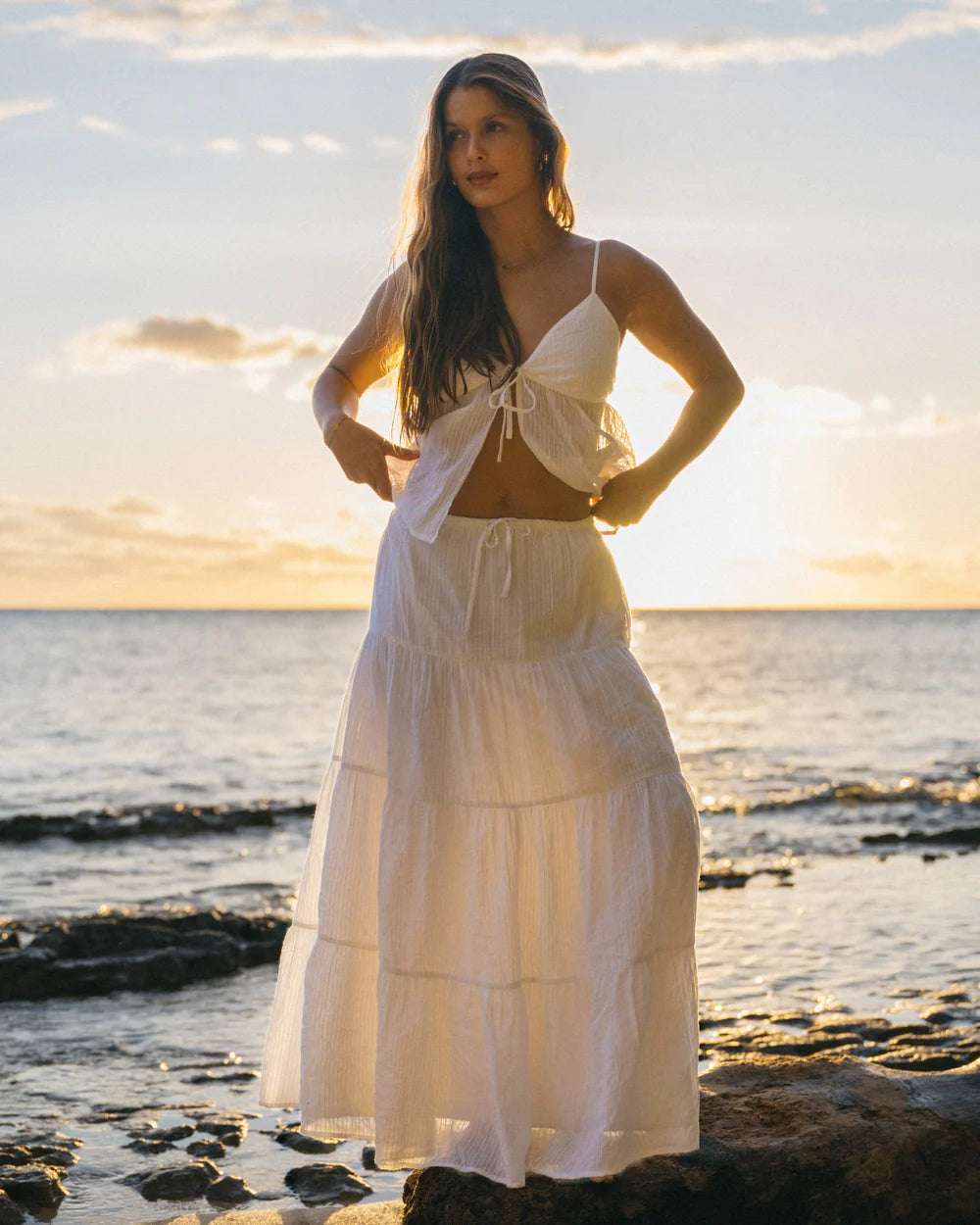 HIGH TIDES MAXI SKIRT