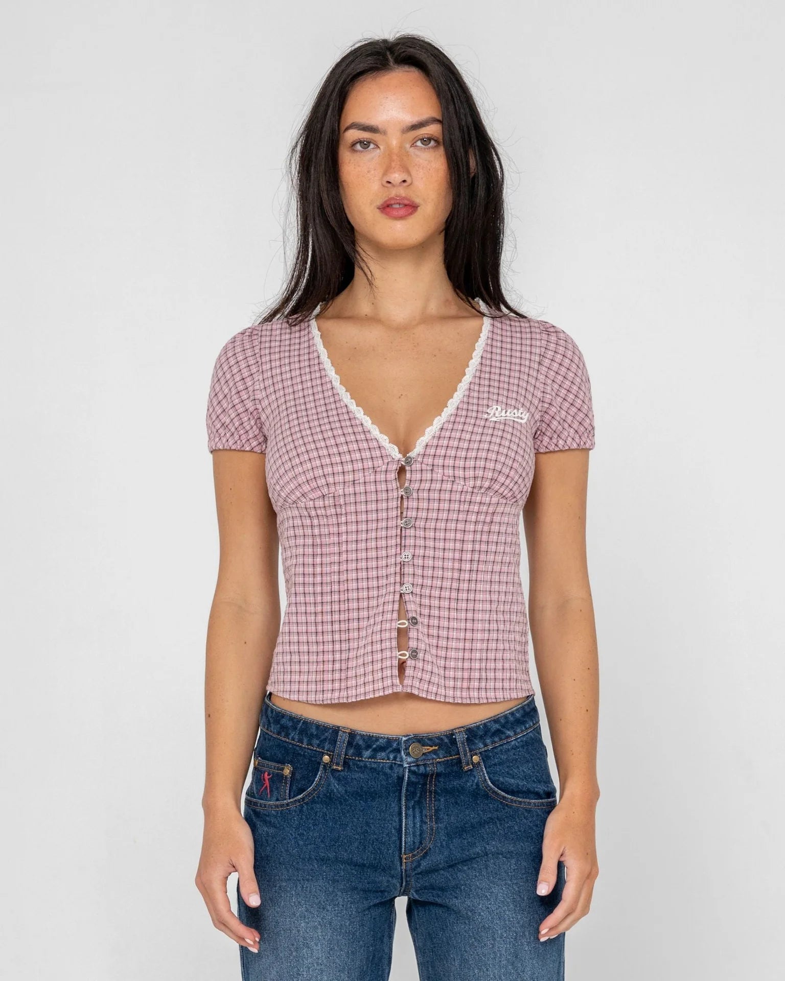 PEGGY SUE BUTTON DOWN BLOUSE