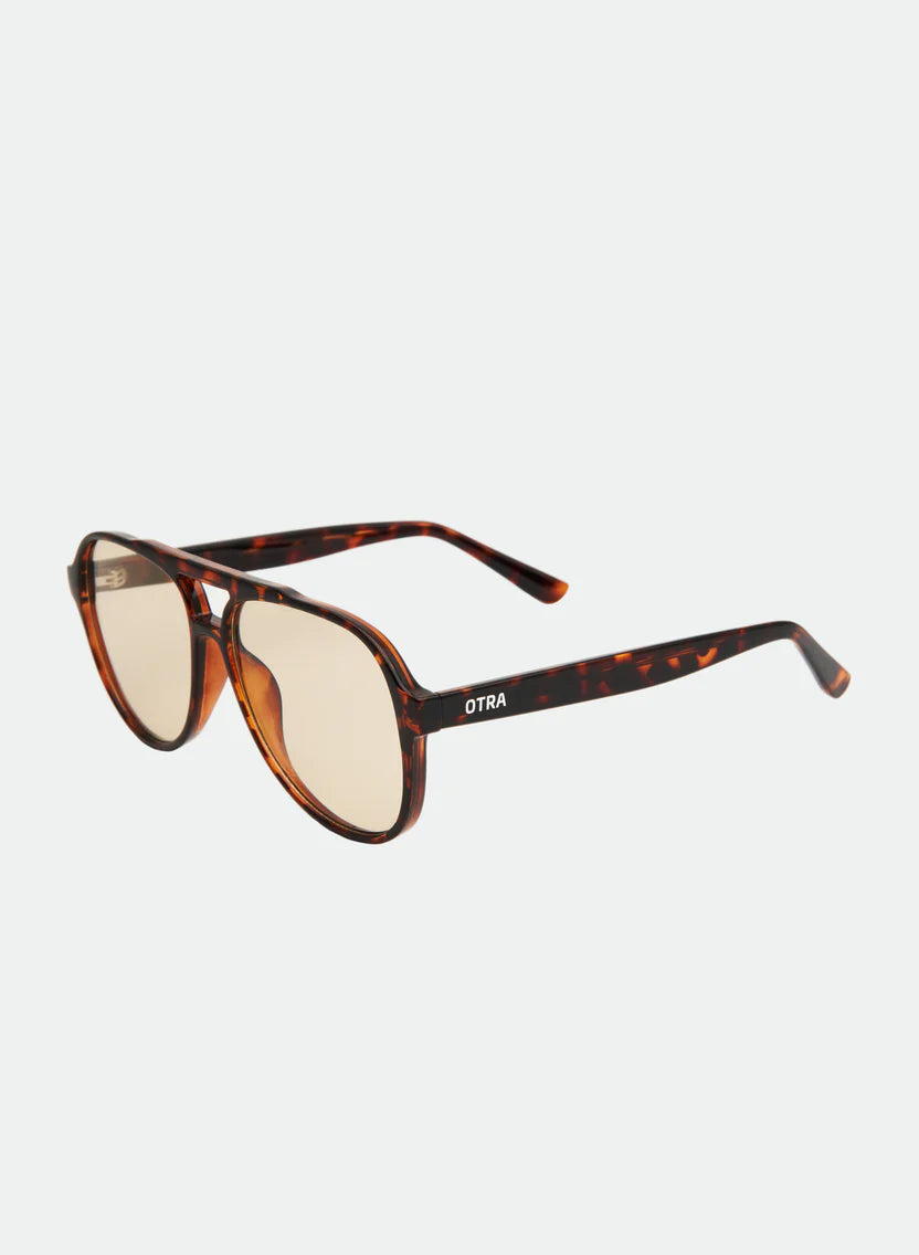 Otra Stevie tortoiseshell/brown aviator sunglasses
