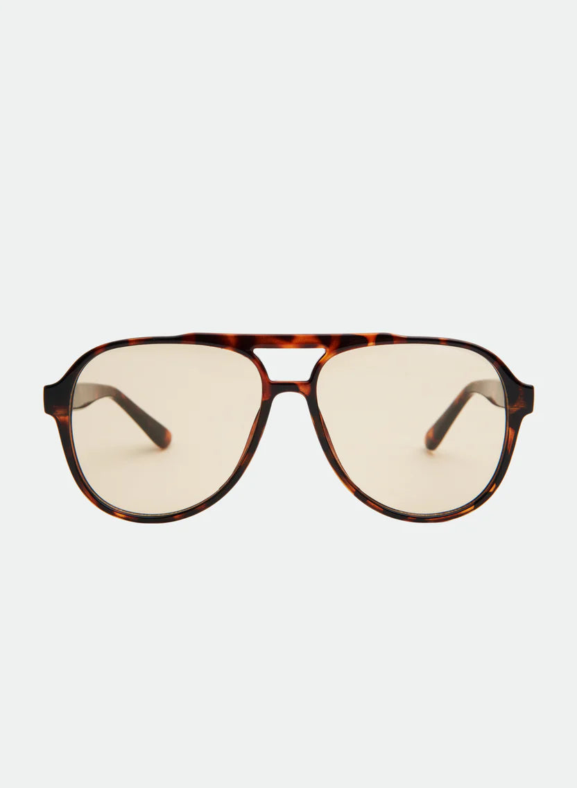 Otra Stevie tortoiseshell/brown aviator sunglasses