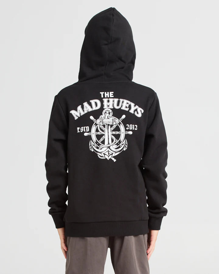 anchor wheel youth pull over, the mad hueys, black