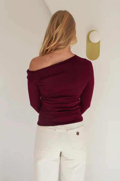 ASHTON KNIT LAYERED L/S TOP