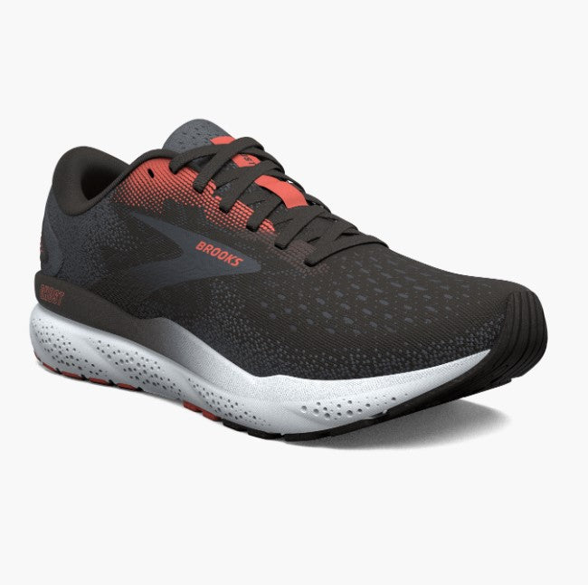 ghost 16 black ebony burnt sienna mens brooks running shoes marathon