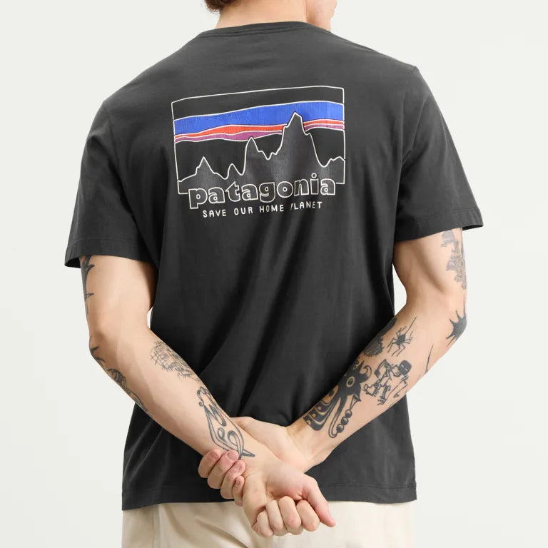 Men's 73 skyline T-shirt Black