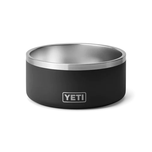 boomer dog bowl 8, black, yeti