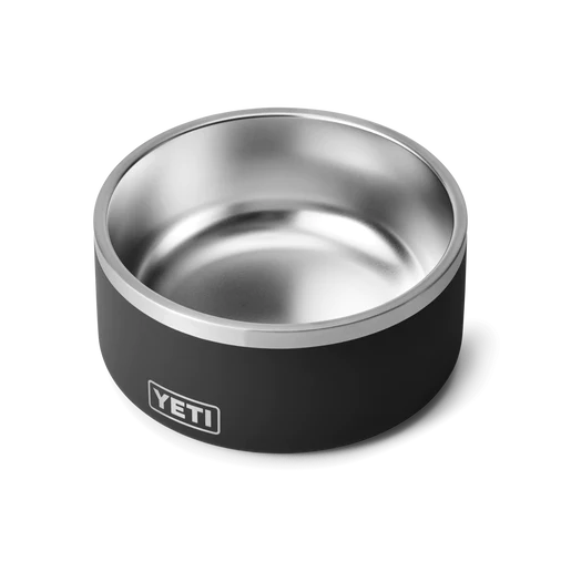 boomer dog bowl 8, black, yeti