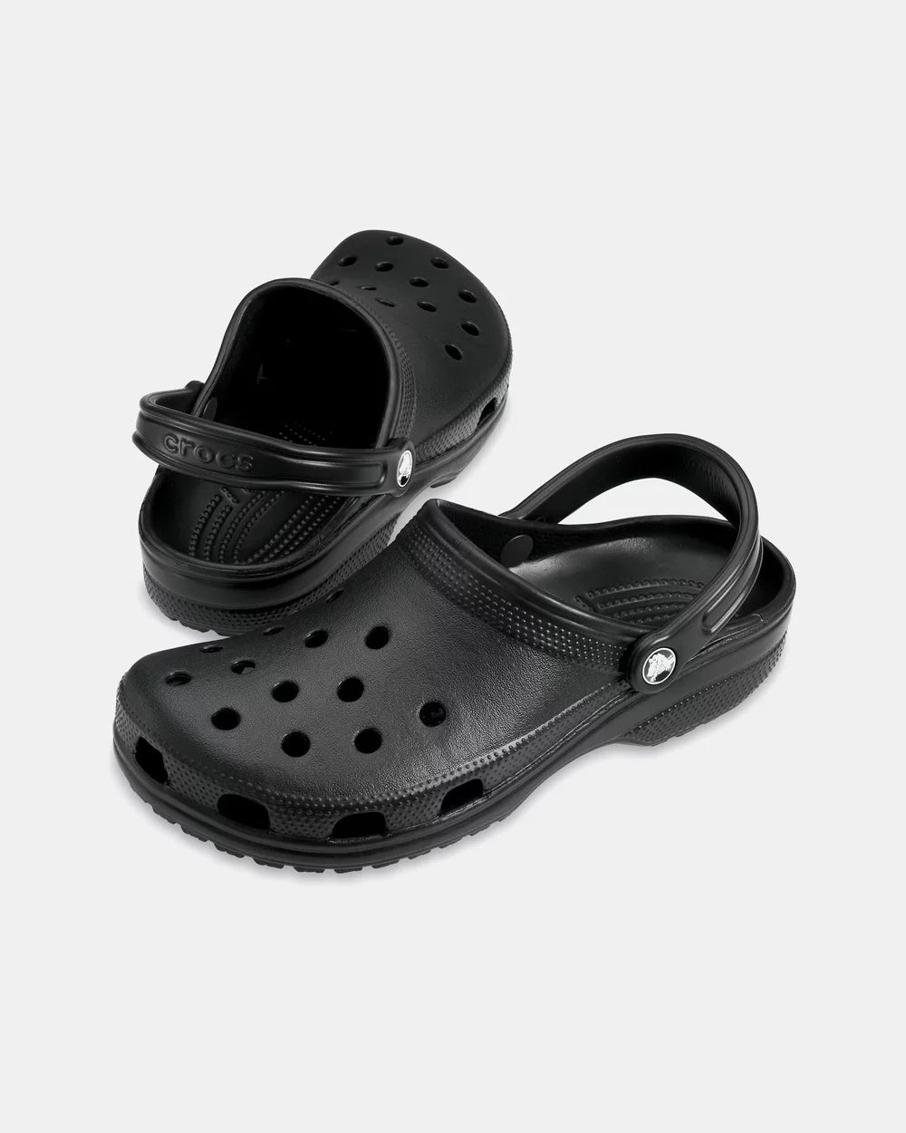 Crocs Classic Black Waterproof Shoes Comfy