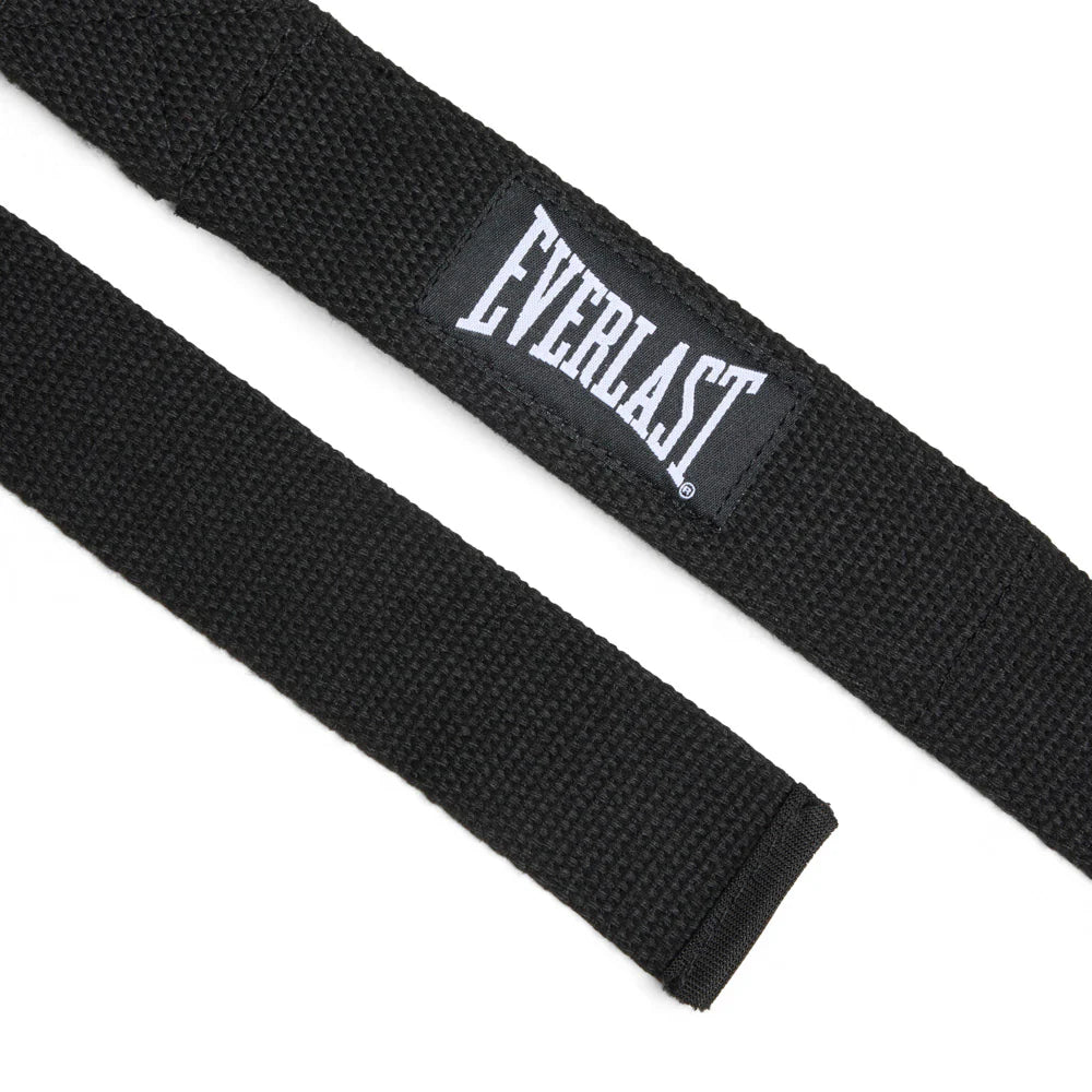 Black Everlast belt on a white background