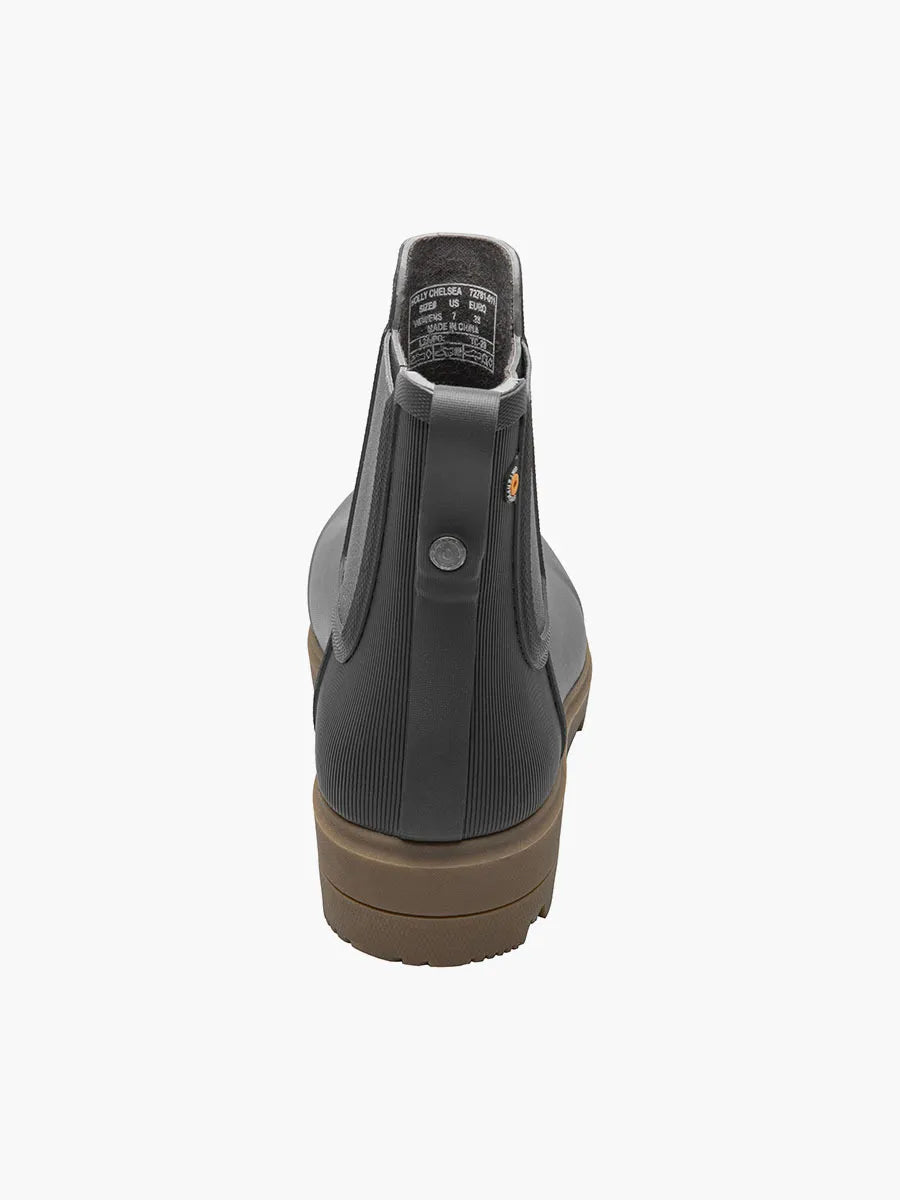 HOLLY CHELSEA, DARK GREY, LADIES BOGS