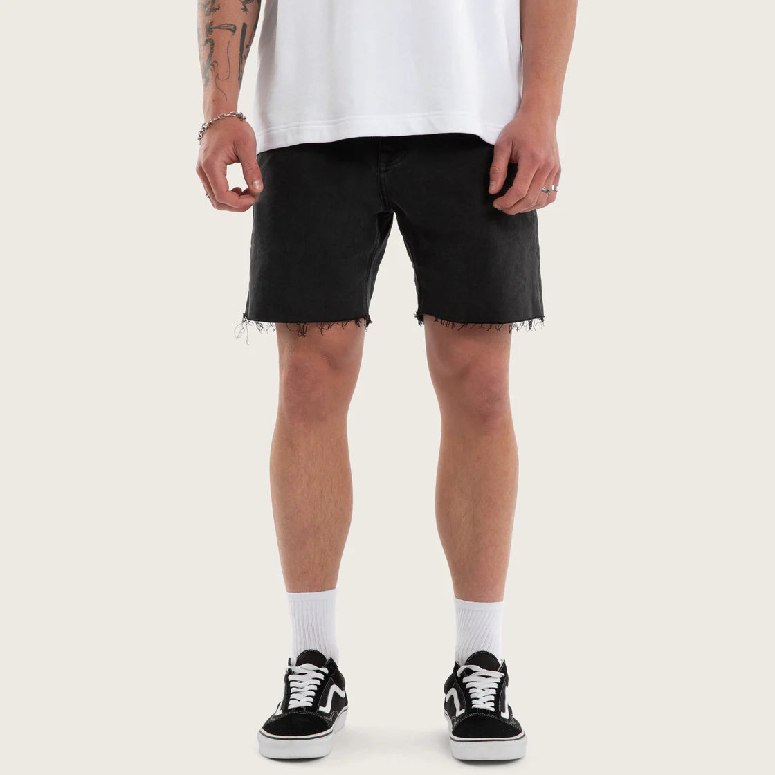 KS5 SLIM DENIM SHORT