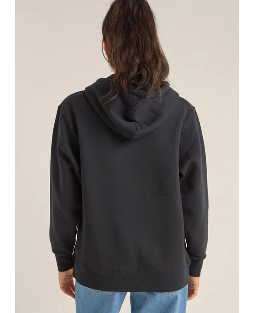 LOGO BOYFRIEND FLEECE HOOD