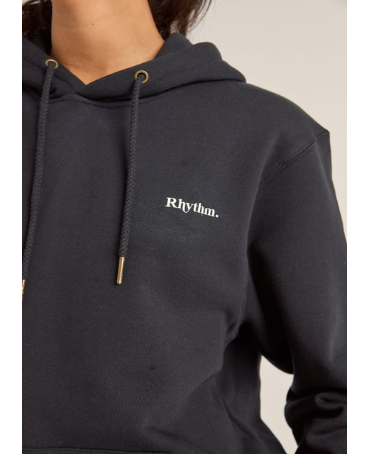 LOGO BOYFRIEND FLEECE HOOD