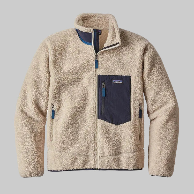 mens classic retro x jacket, natural, patagonia