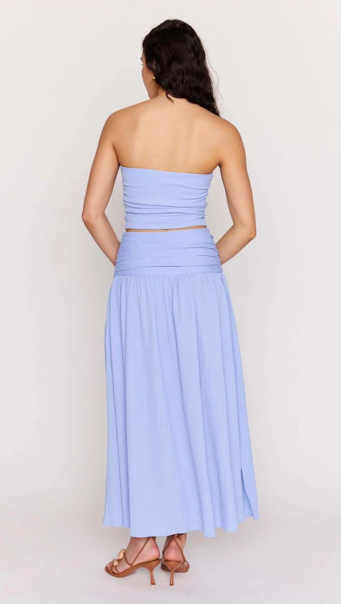 LUNA YOKE DETAIL MAXI SKIRT