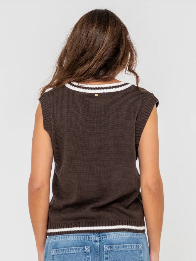 NERO SLEEVELESS KNIT VEST