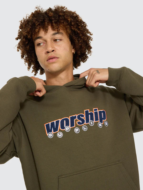 Line Stepper Pullover Hood