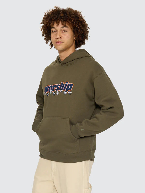Line Stepper Pullover Hood