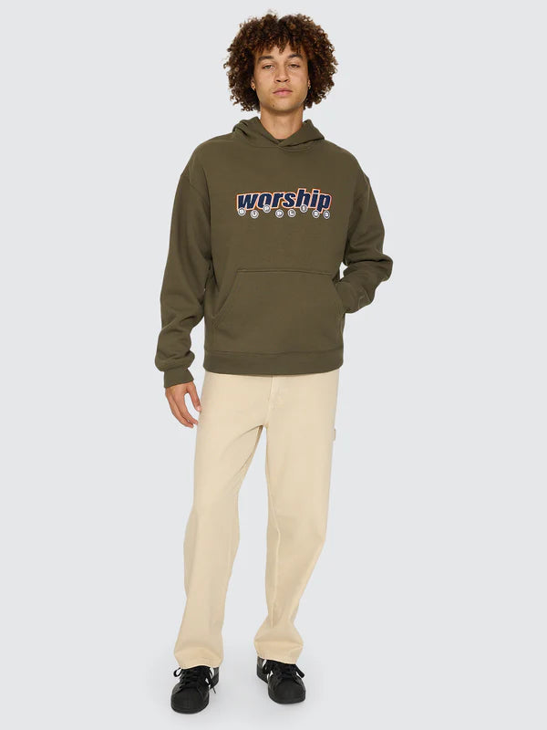 Line Stepper Pullover Hood