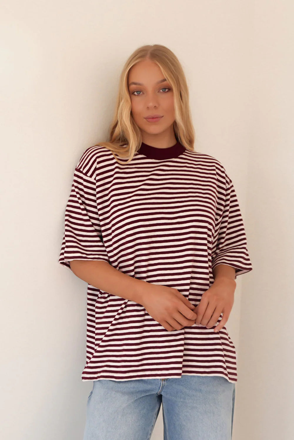 PALOMA OVERSIZED STRIPE TEE