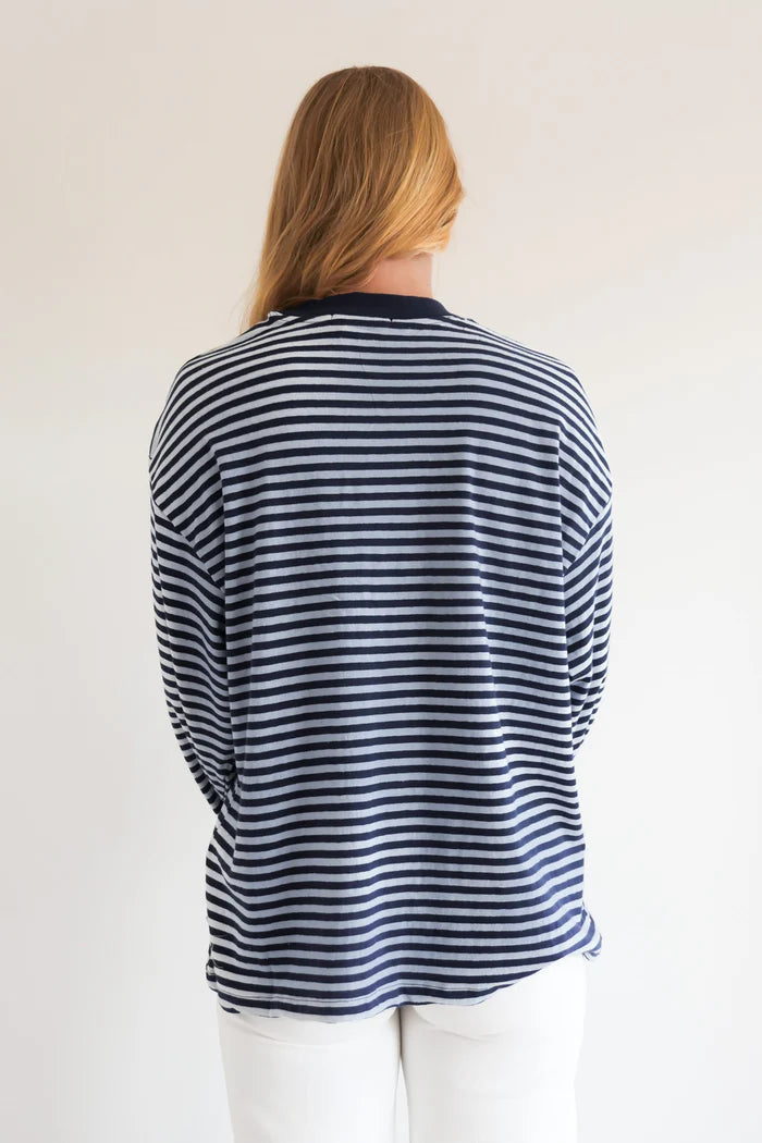 PALOMA LS STRIPE TEE
