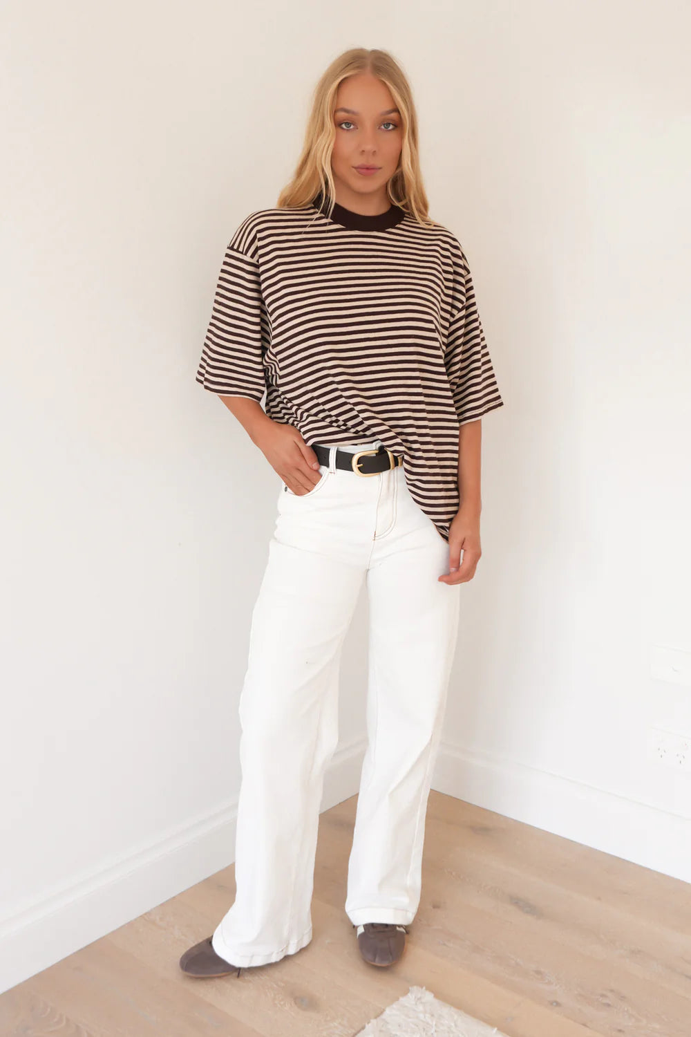 PALOMA OVERSIZED STRIPE TEE