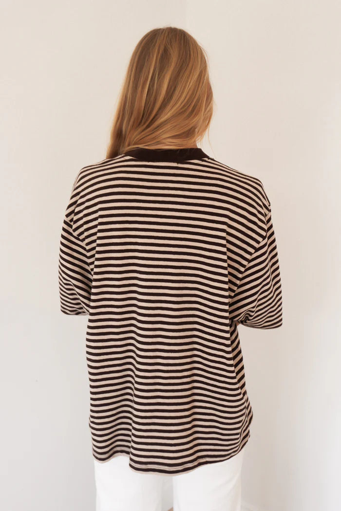 PALOMA OVERSIZED STRIPE TEE