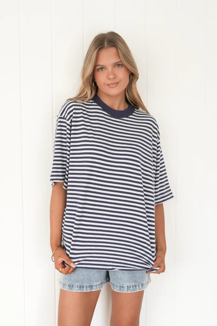 PALOMA OVERSIZED STRIPE TEE