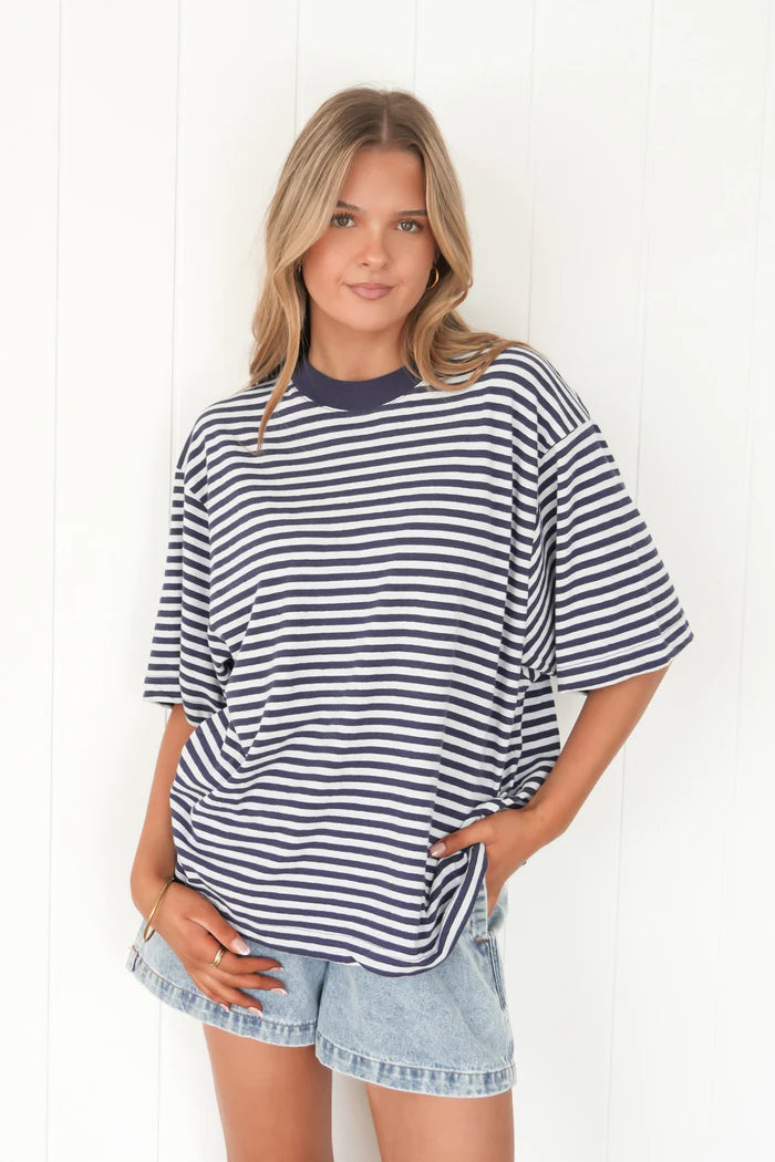 PALOMA OVERSIZED STRIPE TEE