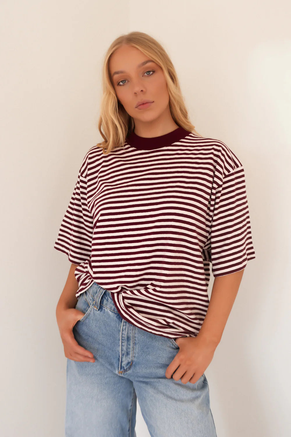PALOMA OVERSIZED STRIPE TEE