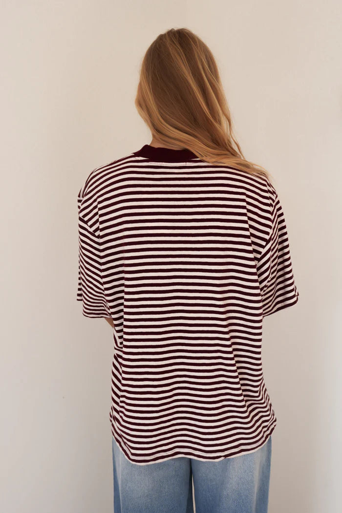 PALOMA OVERSIZED STRIPE TEE