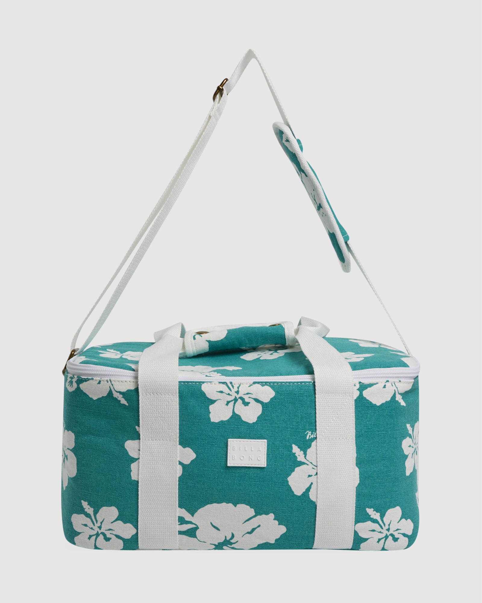 RUMBO COOLER BAG jade green billabong back to school summer drink accessory floral straps