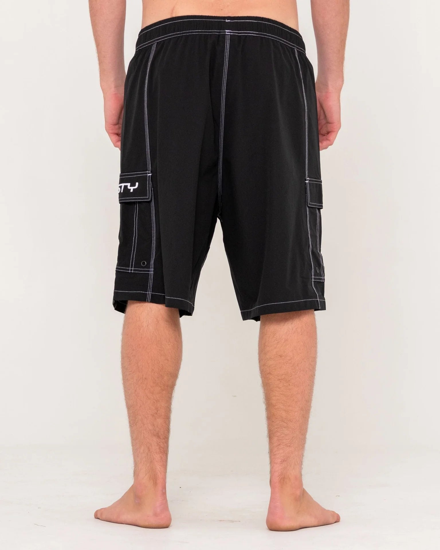 PICK POCKET ELASTIC WAIST BOARDSHORT