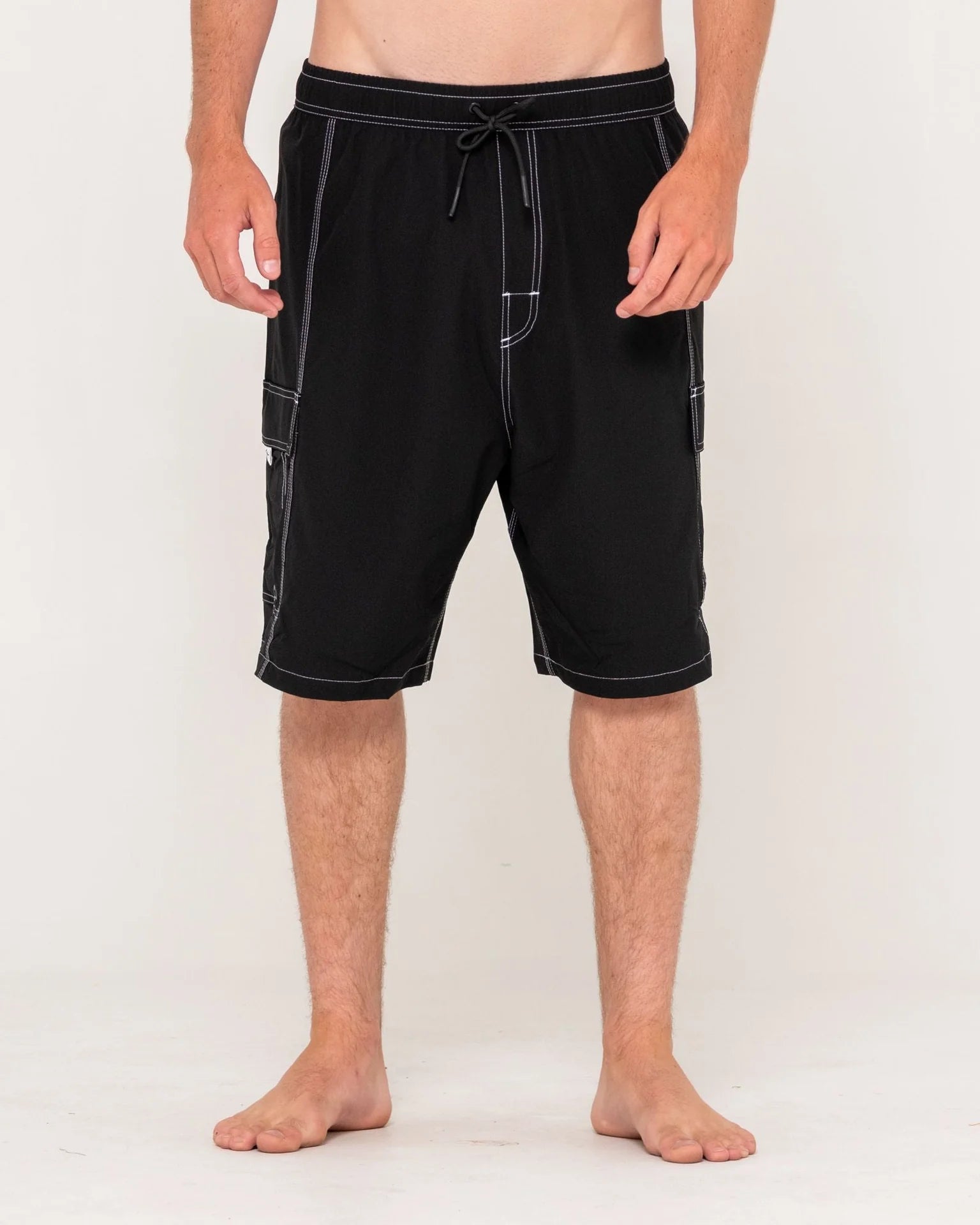 PICK POCKET ELASTIC WAIST BOARDSHORT