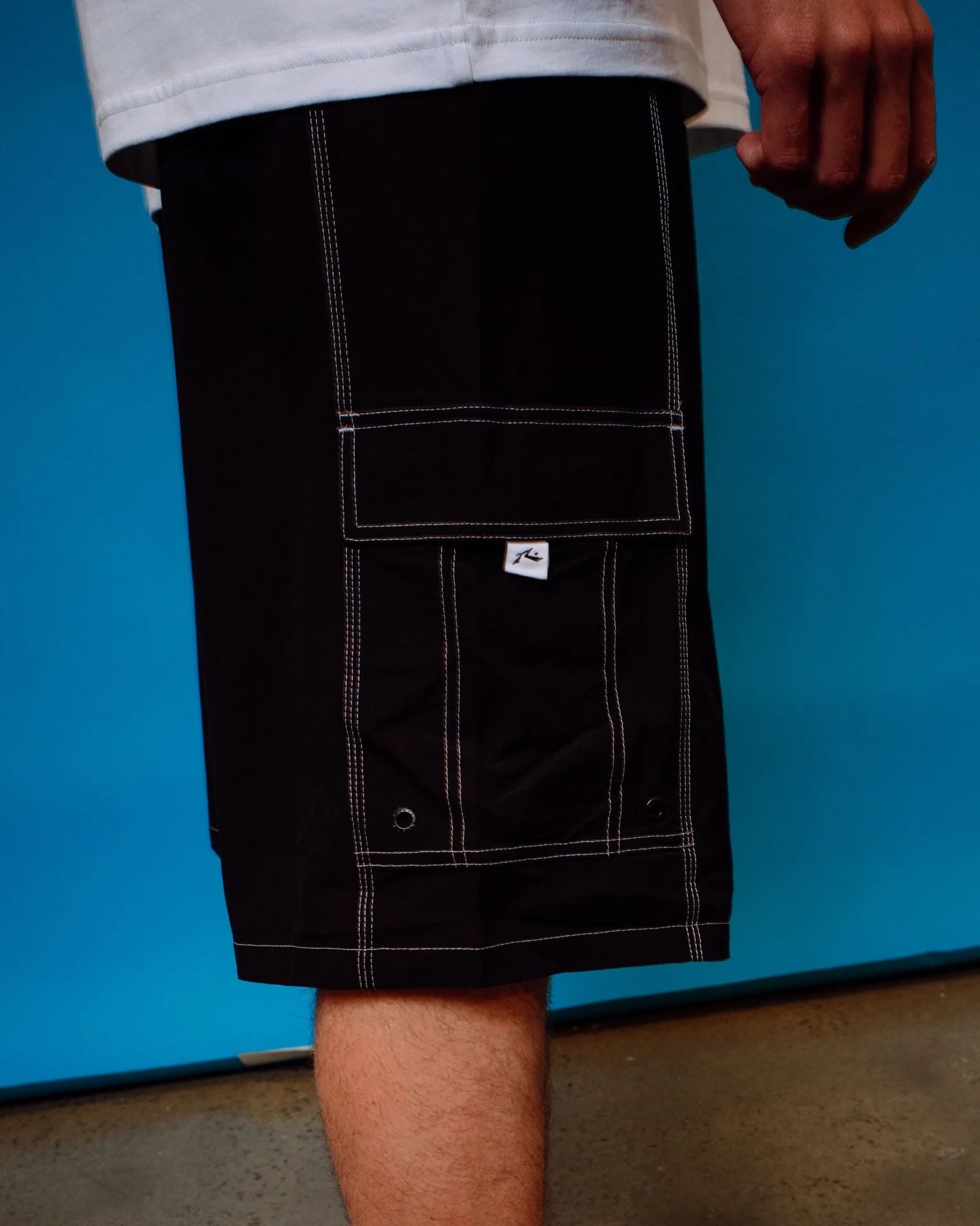 PICK POCKET ELASTIC WAIST BOARDSHORT