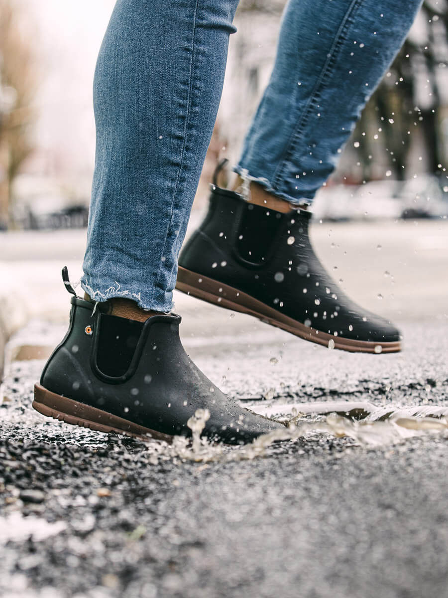 SWEETPEA CHELSEA, LADIES BOGS, BLACK