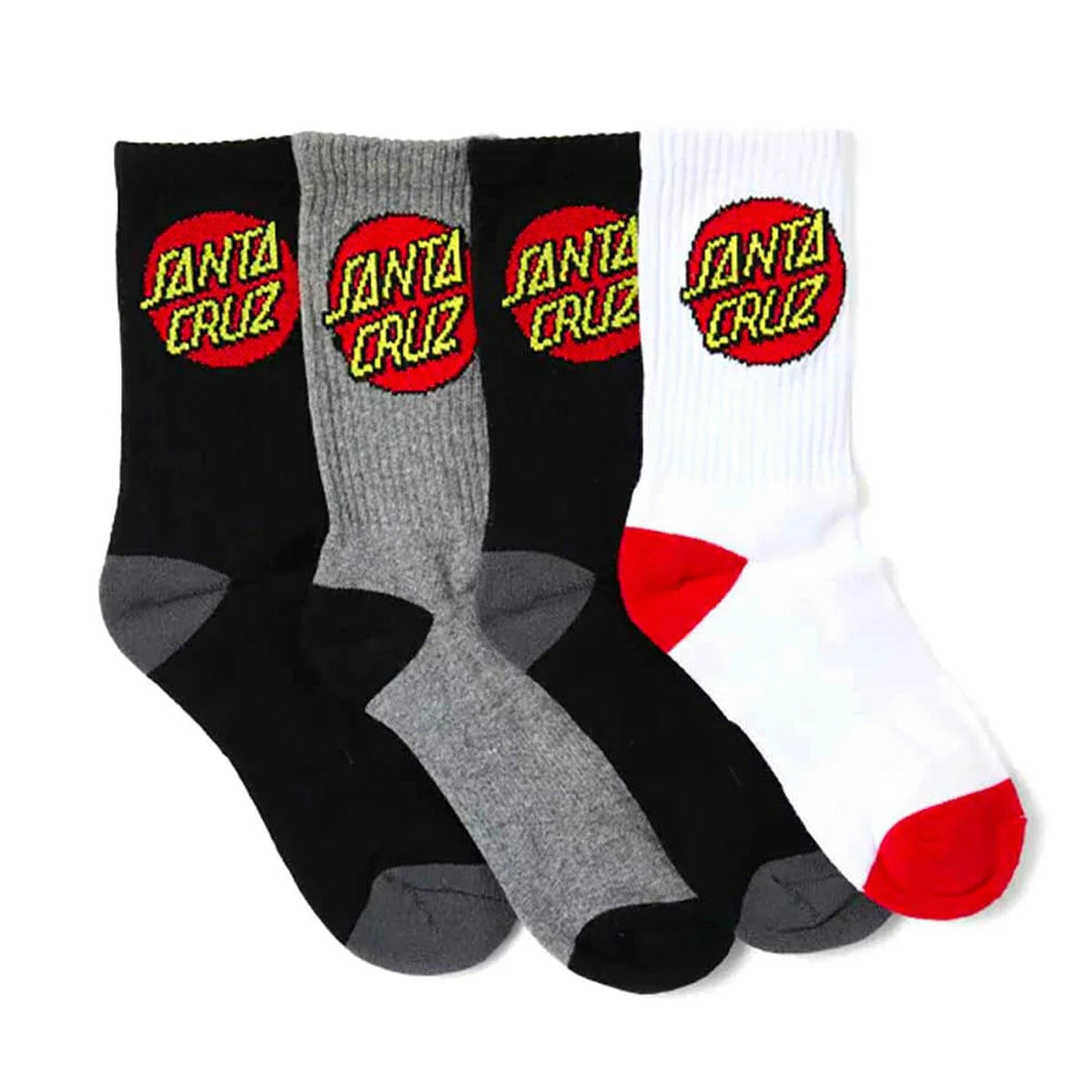 CLASSIC DOT CREW SOCK 4PK