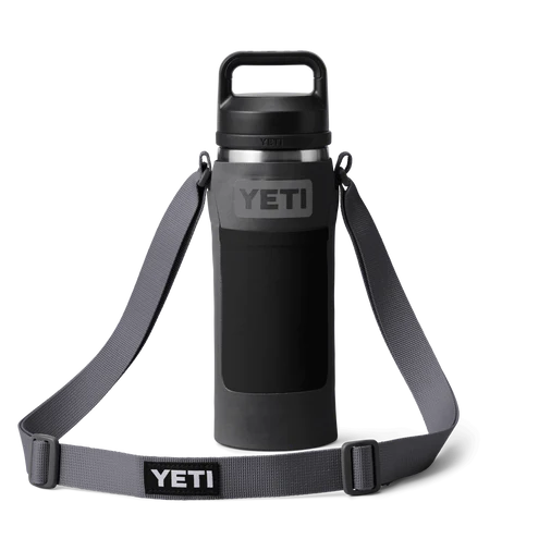 small bottle sling, charcoal, yeti