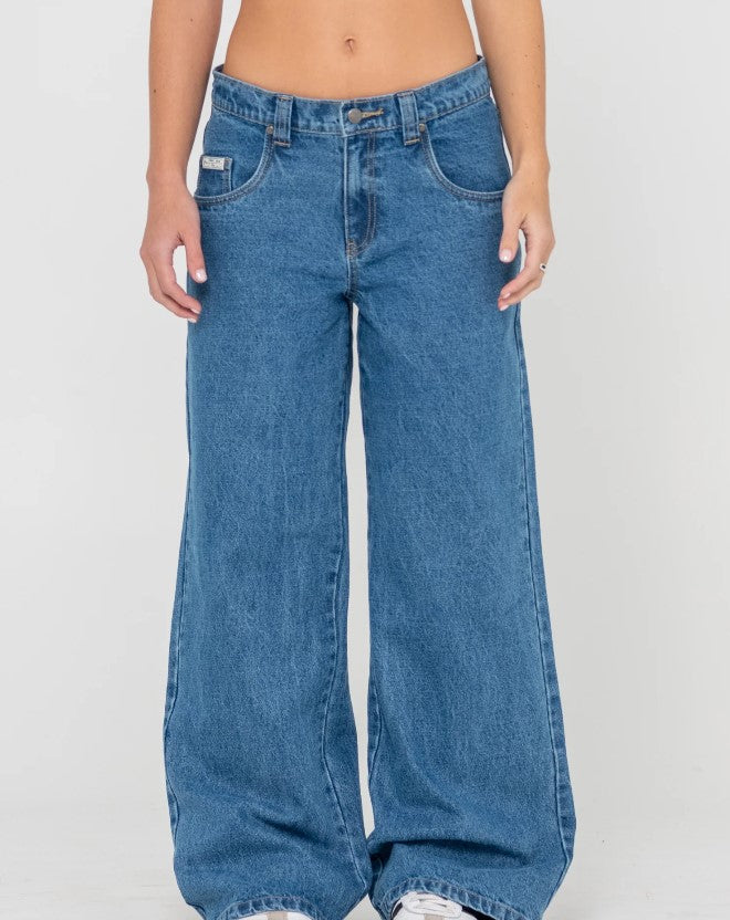WENDY WIDE LOW RISE DENIM JEAN