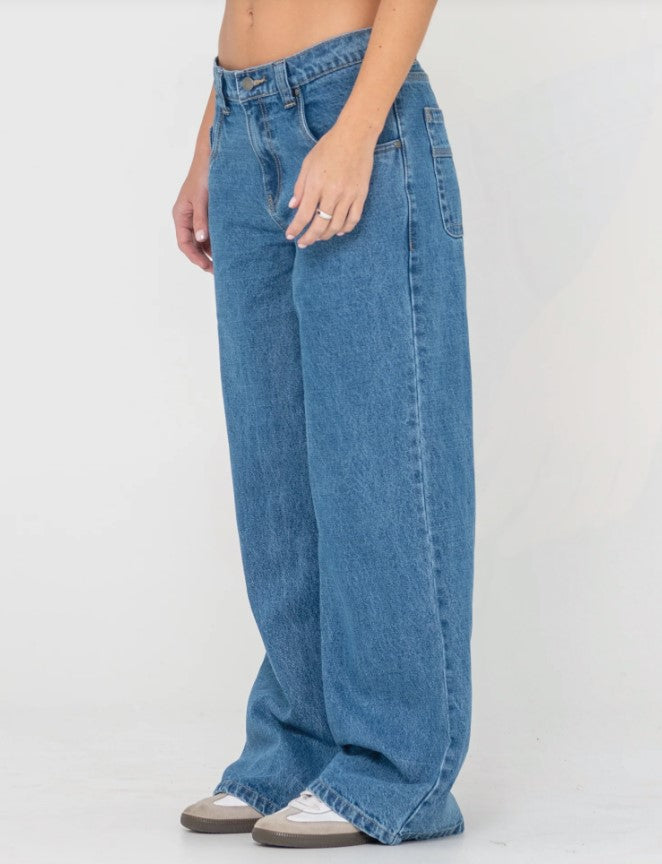 WENDY WIDE LOW RISE DENIM JEAN