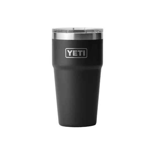 yeti, tumbler, 20oz, black, stackable mugs