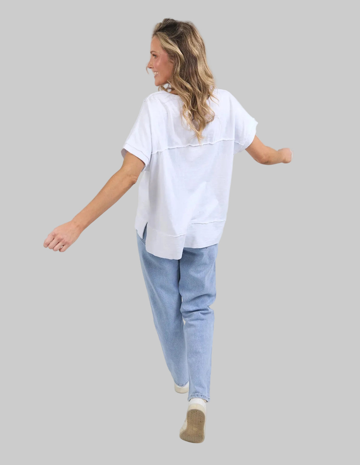 white t-shirt with detailing Foxwood