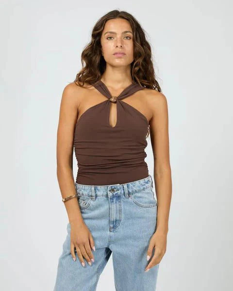 ATLAS HALTER BODYSUIT