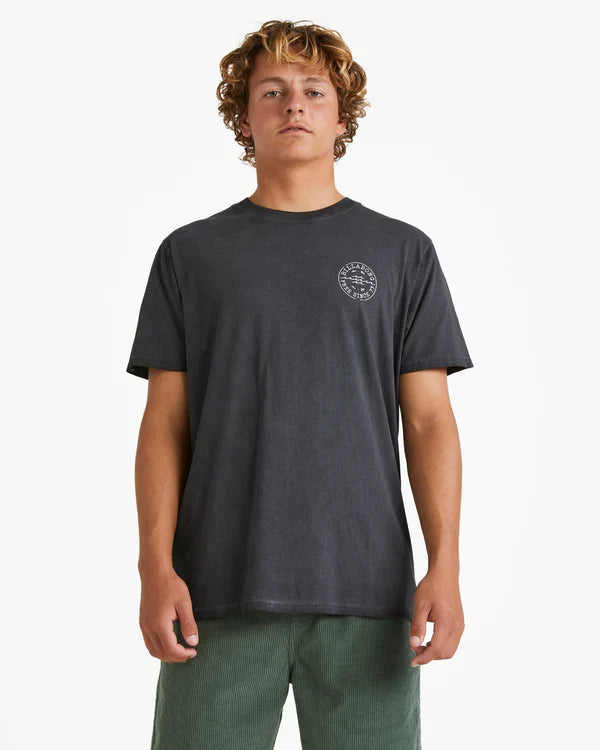 billabong black charcoal surf tshirt