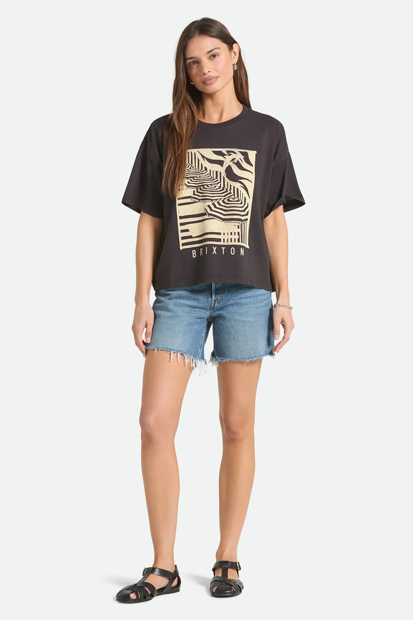 POOLSIDE BOXY CREW TEE