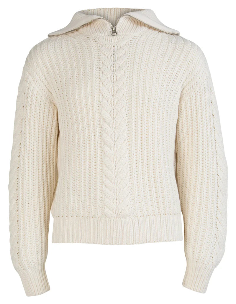 DAHLIA 1/4 ZIP KNIT
