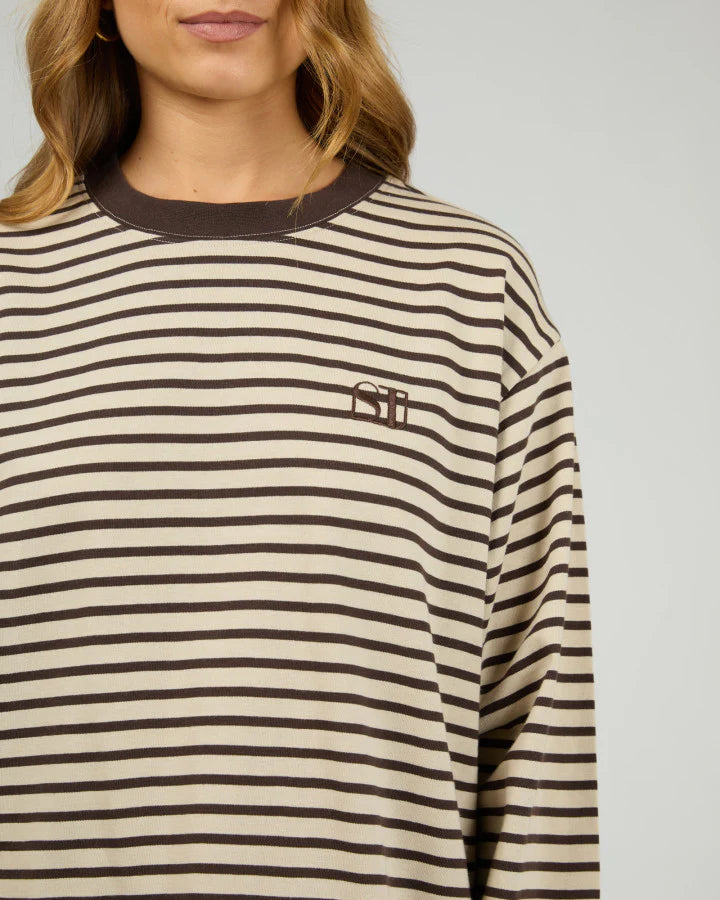 FOUNDATION STRIPE L/S TEE